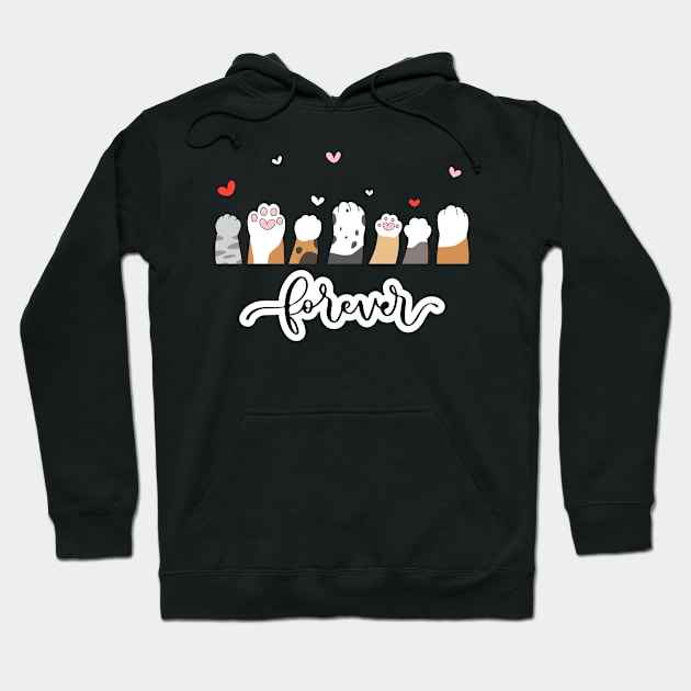 Cat Forever Hoodie by overpeck